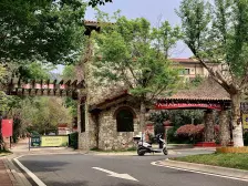 博园双龙山旁坡地伴山别墅隐秘性好带南北大院子400平+