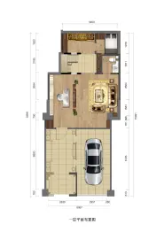 西府御棠4室3厅1厨4卫建面140.00㎡