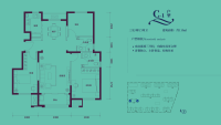 标准层C1-110平米户型