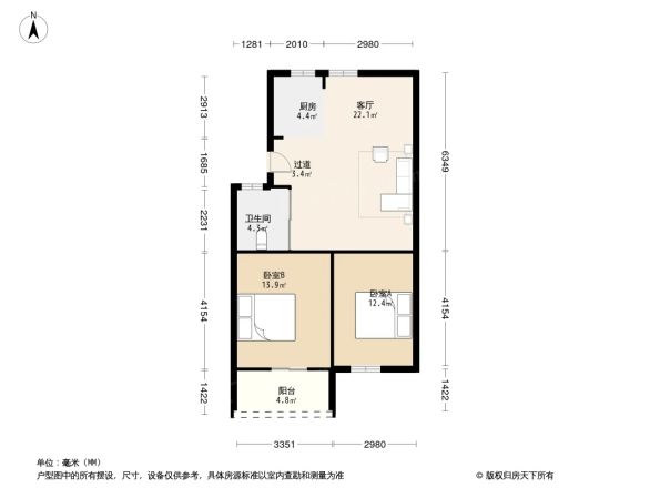 阳光家园户型图