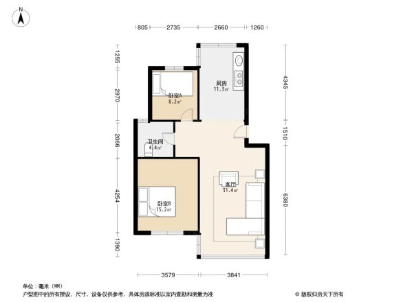 藕池绿荷苑户型图