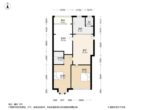 新大世界小区户型图
