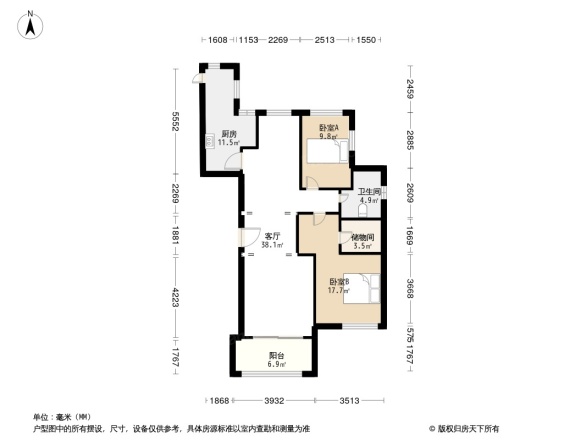 中旅名门府户型图
