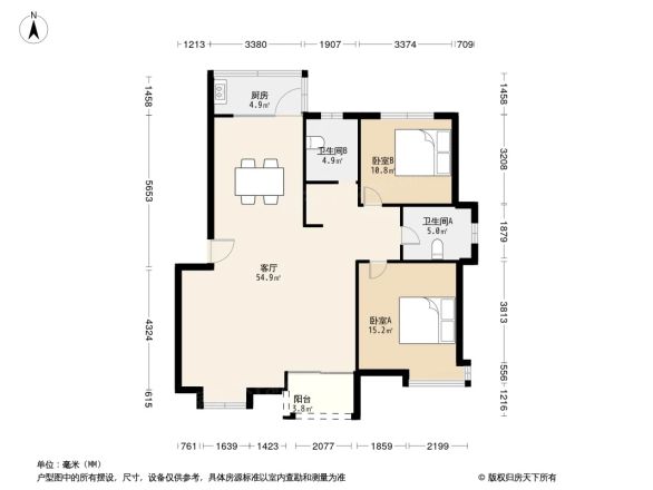 百合家苑户型图