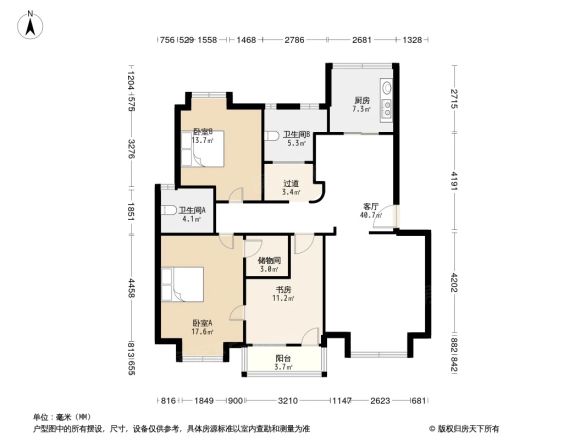 百合家苑户型图