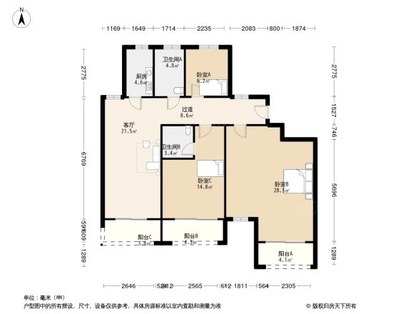 裕嘉小区户型图