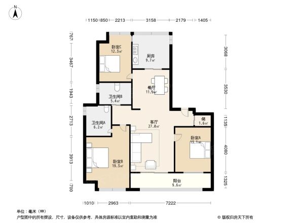 锦苑湾花苑户型图