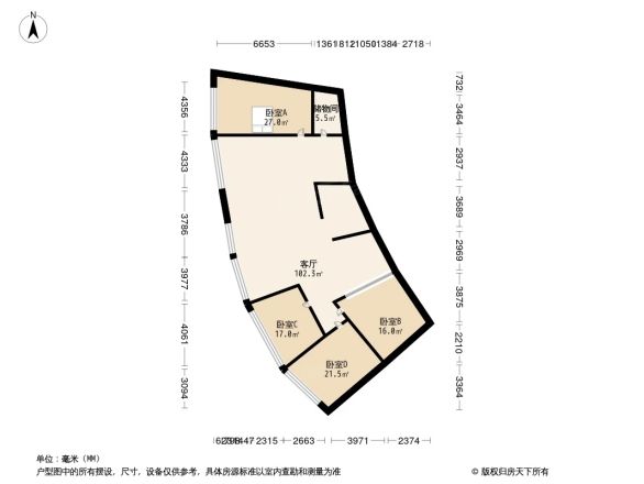 万特国际商务中心户型图