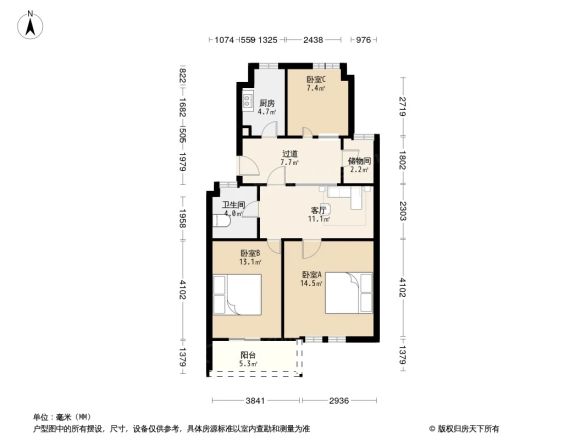 阳光家园户型图