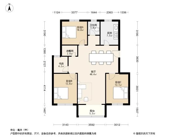 东庭名苑户型图