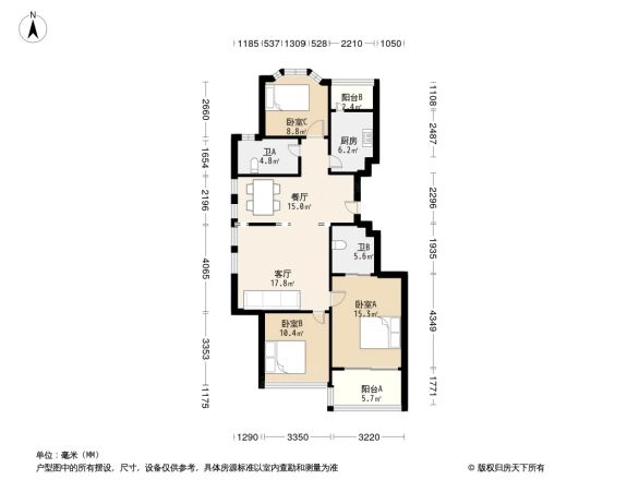 枫丹琴园户型图