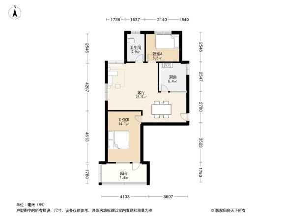 锦苑小区户型图