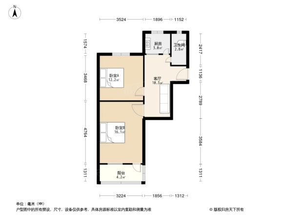 周江岸社区户型图