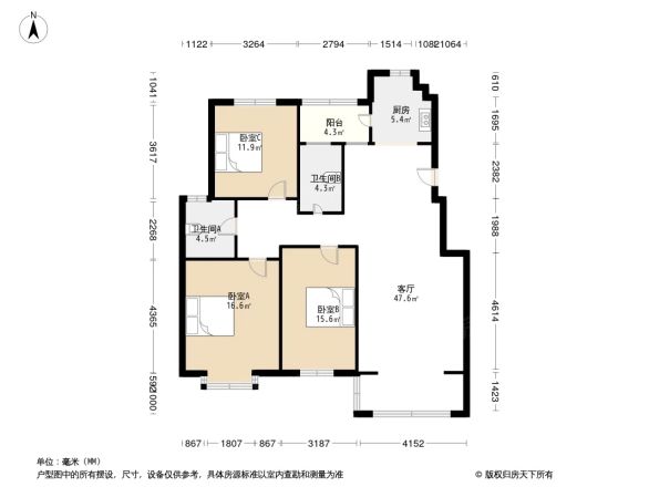 山海丽景户型图