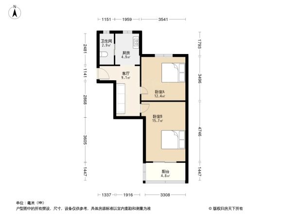 周江岸社区户型图