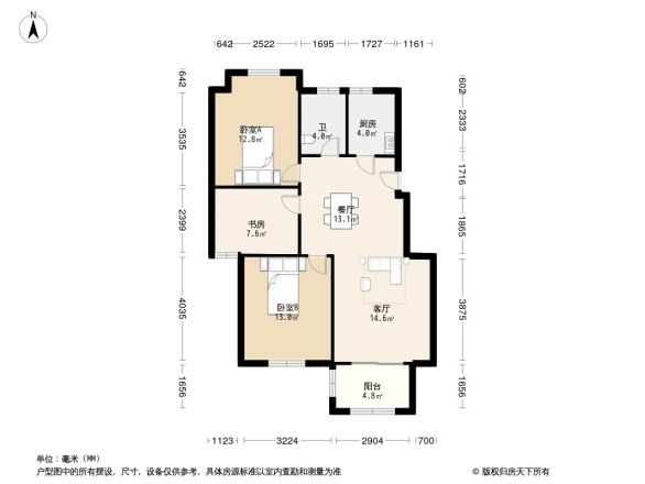 湖山水岸户型图