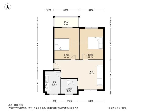 水岸丽园户型图