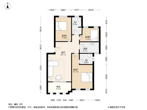 乐活金水苑户型图