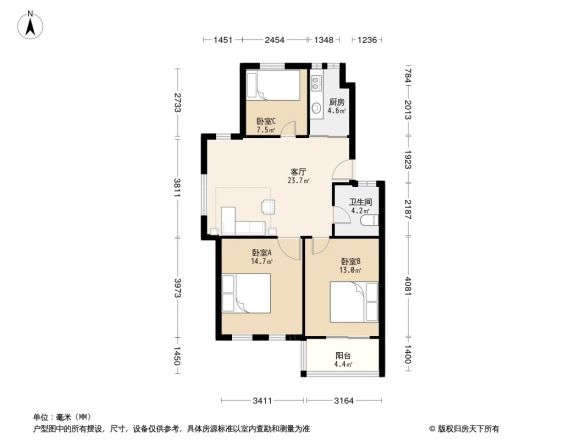 阳光家园户型图