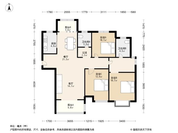合生杭州湾国际新城别墅户型图
