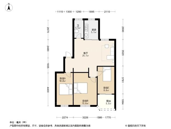 园丁小区户型图