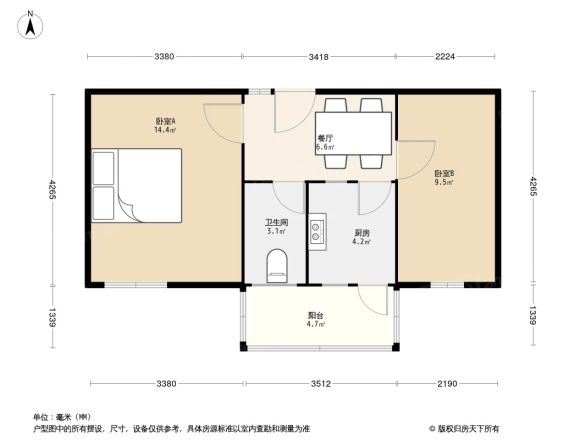周江岸社区户型图