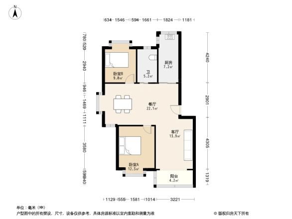 盛世又一村户型图