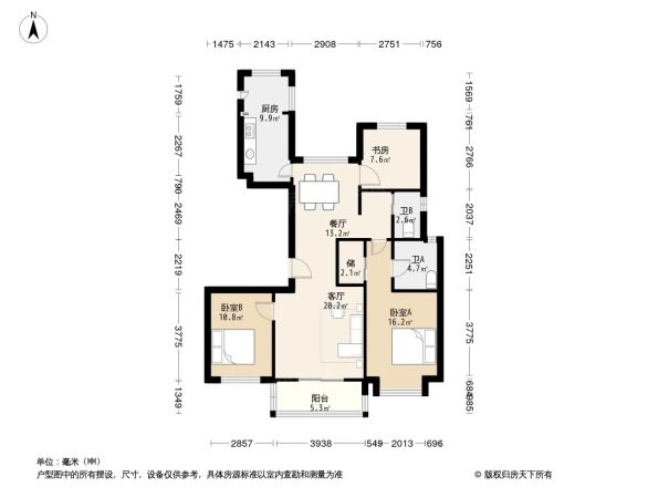 中交君玺户型图