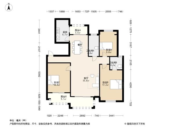 银亿上府户型图