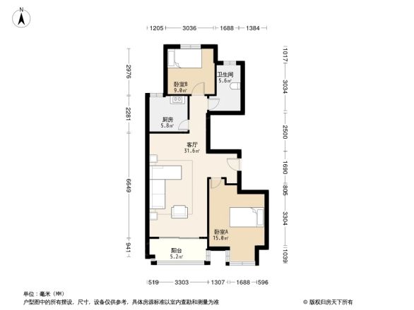 菱洲雅庭户型图