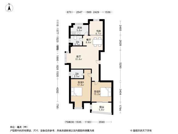 宁静居户型图