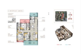 日月公馆3室2厅1厨2卫建面131.00㎡