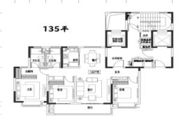 凤城金茂府3室2厅1厨2卫建面135.00㎡