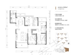 金茂洞庭生态创新城4室2厅1厨2卫建面140.00㎡