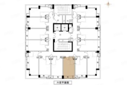 吾悦邻里广场1室1厅1厨1卫建面36.00㎡