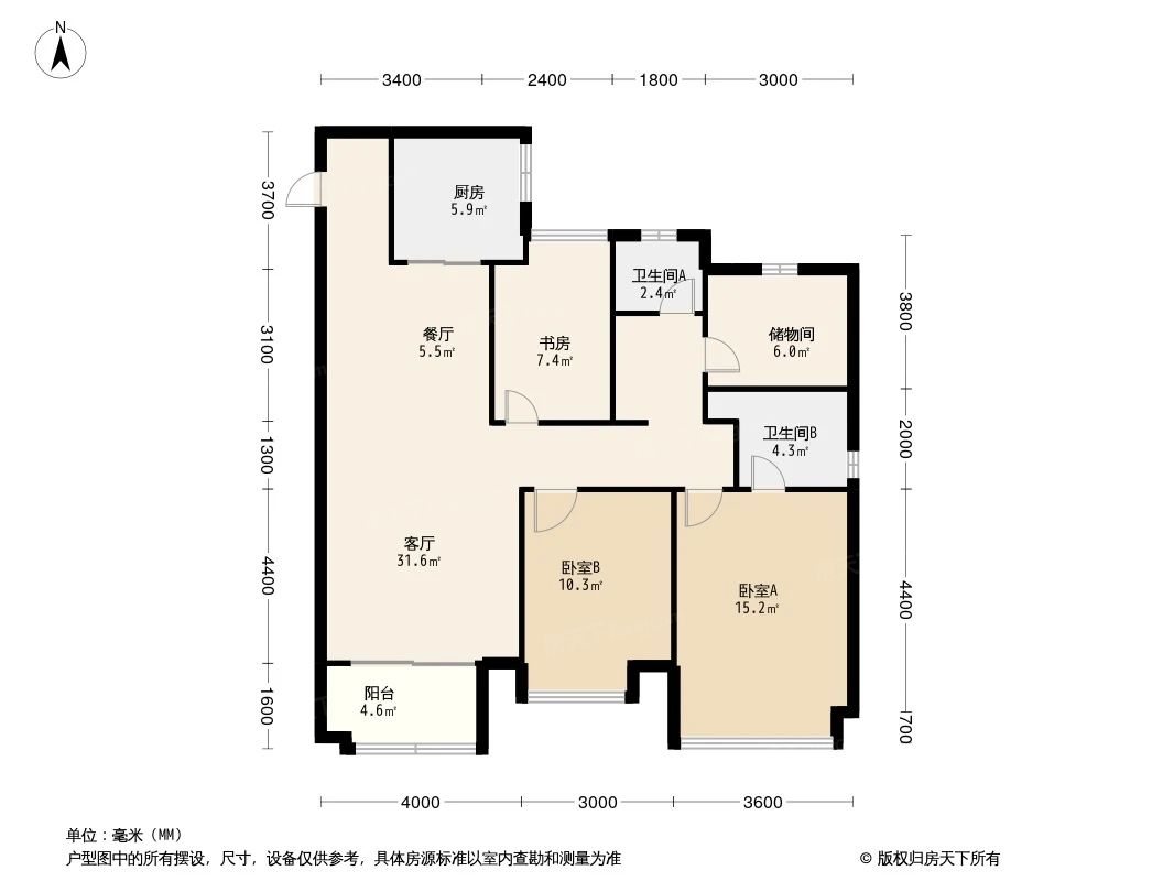 户型图3/3
