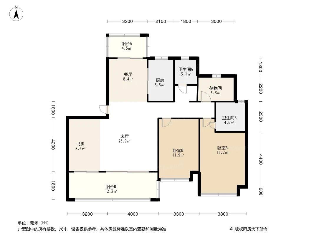 户型图3/3
