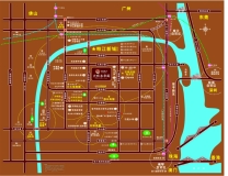 天明东华阁交通图