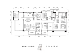 金科·琼华九璋4室3厅1厨3卫建面270.00㎡