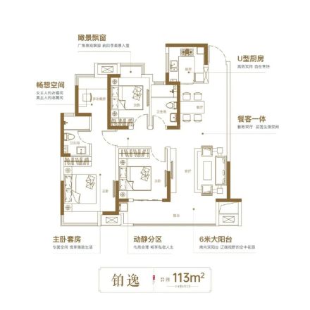 红星海河湾天铂户型图