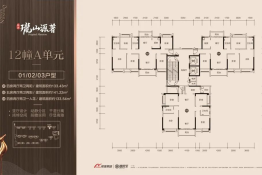 敏捷珑山源著4室2厅1厨2卫建面133.43㎡