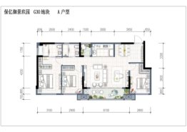 保亿御景玖园3室2厅1厨2卫建面99.94㎡