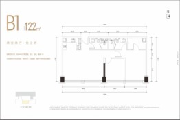 德商天镜2室2厅建面122.00㎡