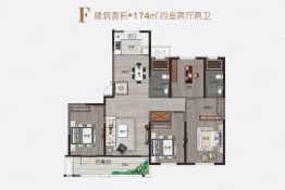 悦达悦珑湾4室2厅1厨2卫建面174.0㎡