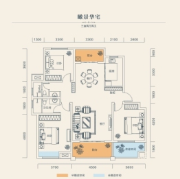 金牛国际社区3室2厅1厨2卫建面127.00㎡