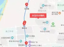 世茂苏河鹭鸣交通图电子地图