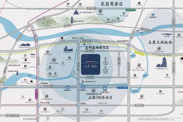 大唐新希望臻园交通图