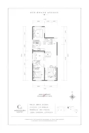 鹏辉·当代阅MOMΛ3室2厅1厨2卫建面124.38㎡