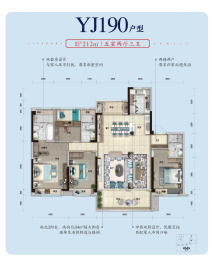 宣恩碧桂园5室2厅1厨3卫建面212.00㎡