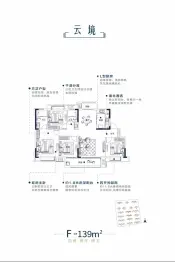 阳光城·文澜云邸4室2厅1厨2卫建面139.0㎡